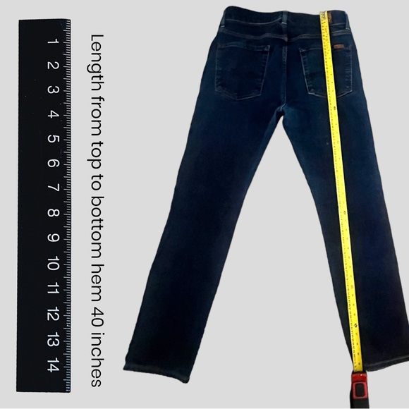 Men’s Seven 7 For All Mankind Dark denim skinny jeans fool proof denim size 30 - Picture 5 of 9
